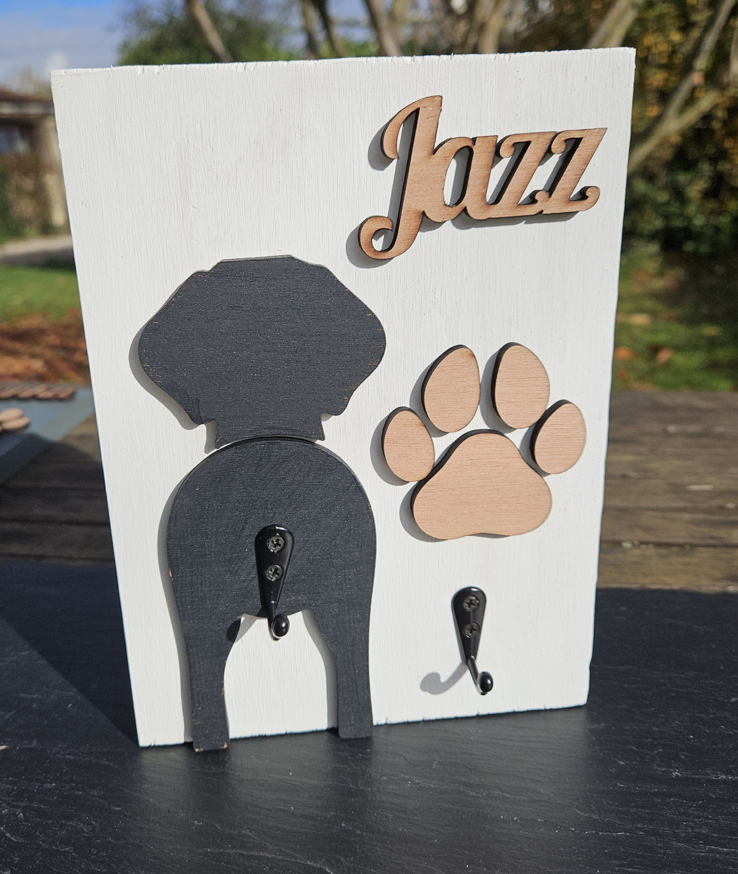 Porte-laisse mural pour chien Personnalisable