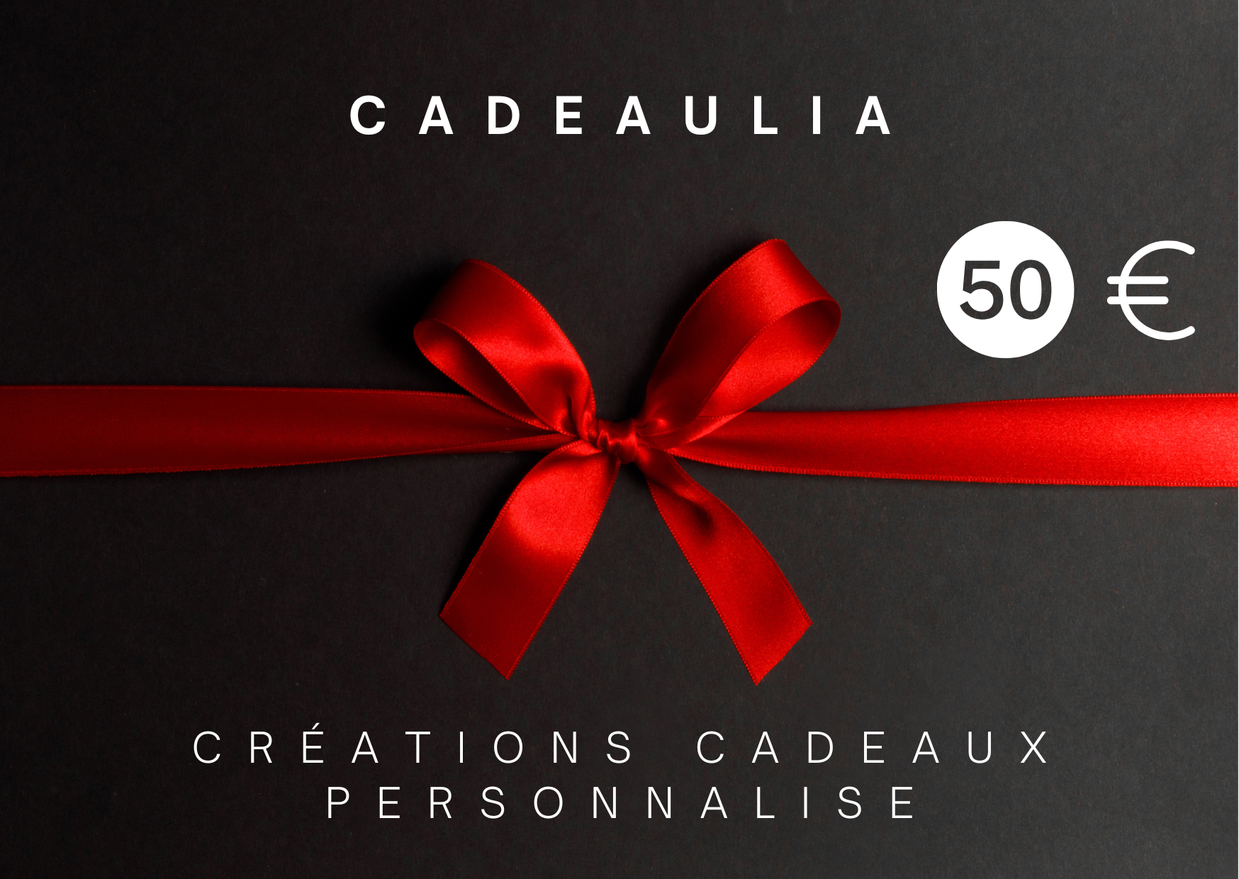 Carte Cadeaux Cadeaulia  50 Euro